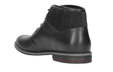 Wojas Black Leather Winter Insulated Ankle Boots | 821371