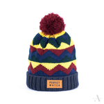 Adult Winter Pom-Pom Beanie with Perfect Match Patch  | 18336-1