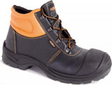 Demar Black and Orange Work Safety Shoes | 6257A