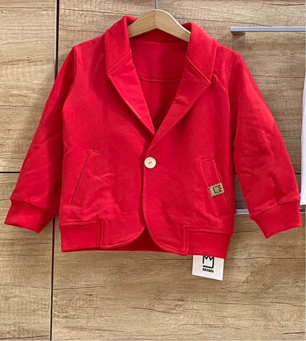 Boys' Red Blazer Sweatshirt | S-115