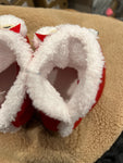 Red Santa Cute Soft Slippers with Non-Skid Sole | HAL-118