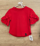 Girls' Red Shirt with Frills | S-110-R