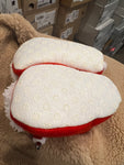 Red Santa Cute Soft Slippers with Non-Skid Sole | HAL-118