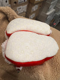 Red Santa Cute Soft Slippers with Non-Skid Sole | HAL-118