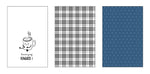 100% Cotton Dishtowel Set with -Smacznej Kawusi Print | FAR-101