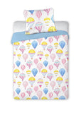 100% Cotton Kids' Duvet Set with Air Balloon - 100 x 135 cm | FAR-051