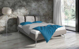 100% Cotton Turquoise Blue Duvet Set +/ - QUEEN SIZE "Clarity" | FAR-060