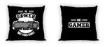 100% Cotton Black Graphic GAMER Pillowcase | FAR-070