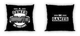 100% Cotton Black Graphic GAMER Pillowcase | FAR-070