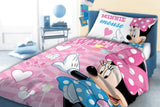 100% Cotton Kids' Duvet Set with Minnie Mouse - 100 x 135 cm | FAR-005