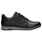 Wojas Black Leather Sneakers | 10039-51