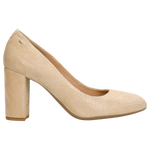 Wojas Beige Leather High Heels | 35070-64