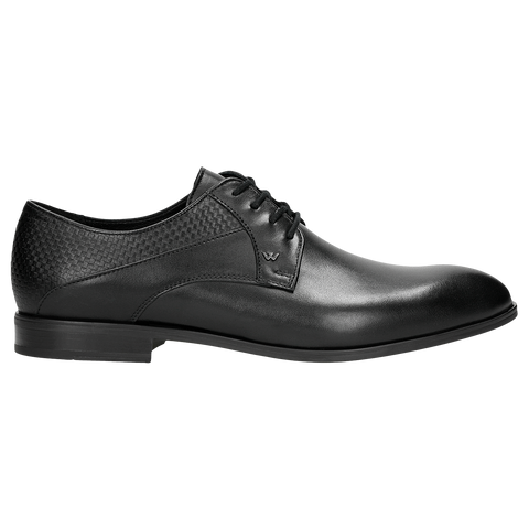 Wojas Black Leather Dress Shoes | 1000251