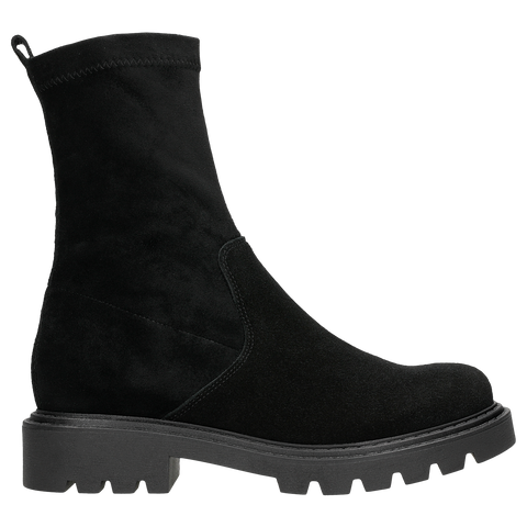 Wojas Women's Black Leather Ankle Boots | 5510081