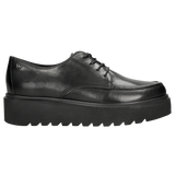 Wojas Black Leather Sneakers with Silver Logo | 46079-51