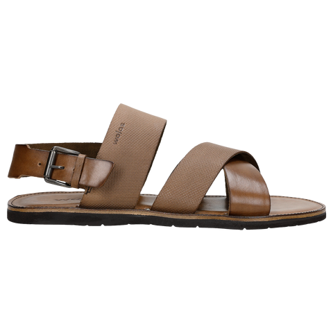 Wojas Brown Leather Sandals | 2900752