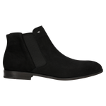 Wojas Black Leather Ankle Boots | 20004-21