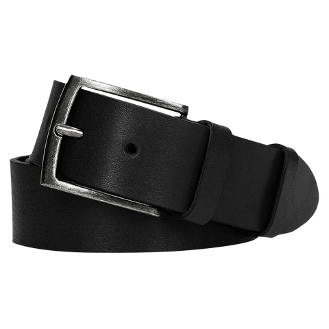 Wojas Black Leather Belt | 93016-51