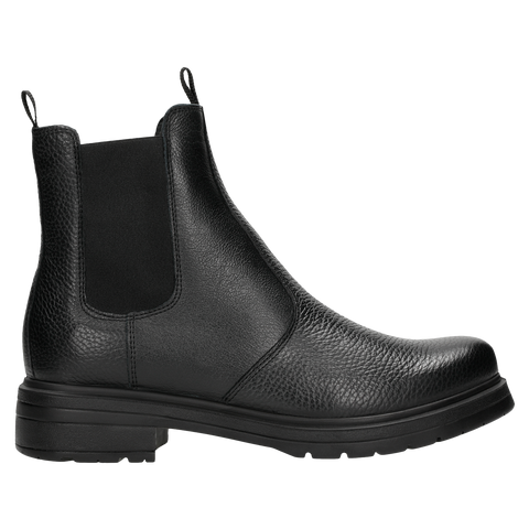 Wojas Black Leather Ankle Boots | 5508951