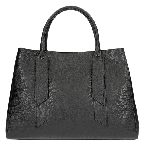 Wojas Women's Black Leather Tote Bag | 80199-51