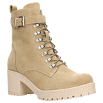 Wojas Beige Leather Ankle Boots | 6406564