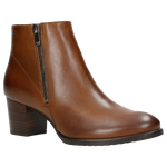 Wojas Brown Insulated Leather Ankle Boots | 5506552
