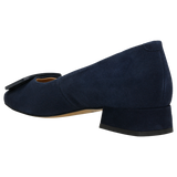 Wojas Dark Blue Leather Heels | 3506966
