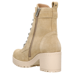 Wojas Beige Leather Ankle Boots | 6406564