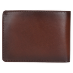 Wojas Brown Leather Wallet with Horizontal Zipper | 994752