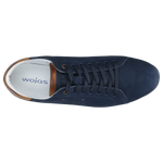 Wojas Dark Blue Leather Sneakers | 10026-76