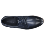 Wojas Dark Blue Leather Dress Shoes | 1001076