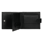 Wojas Black Leather Snap Wallet | 91005-51
