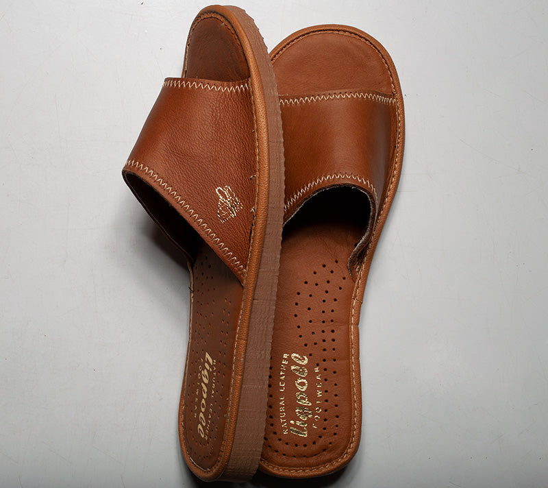 Open Toe Slingback Flat Sandals - Cozzi