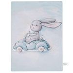Effiki Blue Cotton Double Blanket | 946571
