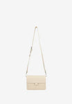 Wojas Light Beige Leather Crossbody Bag | 8024054