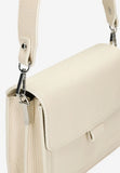 Wojas Light Beige Leather Crossbody Bag | 8024054