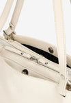 Wojas Light Beige Leather Crossbody Bag | 80259-54