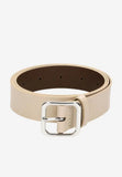 Wojas Women's Beige Leather Belt | 93073-54