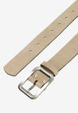 Wojas Women's 4 cm Beige Nubuck Leather Belt | 696664