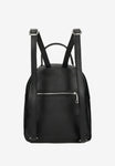 Wojas Black Leather Backpack witch Stitching | 80299-51