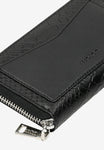 Wojas Black Leather Zip Around Wallet | 91065-51