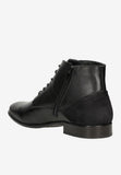 Wojas Black Leather Insulated Ankle Boots | 2408171