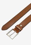 Wojas Brown Leather Classic Prong Buckle Belt | 93078-52