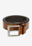 Wojas Brown Leather Classic Prong Buckle Belt | 93078-52