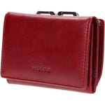 Wojas Red Snap Leather Wallet | 693855