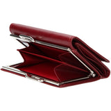 Wojas Red Snap Leather Wallet | 693855
