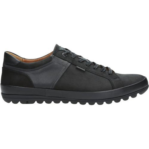 Wojas Black Leather Sneakers COMFORT | 9046-71