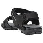 Wojas Men's Black Leather Sandals | 29006-91