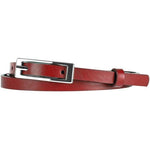 Wojas Women's Thin Red Leather Belt | 996255