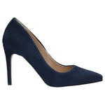 Wojas Navy Blue Leather High Heels | 738660